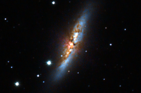 image zoom of M82 in tif format